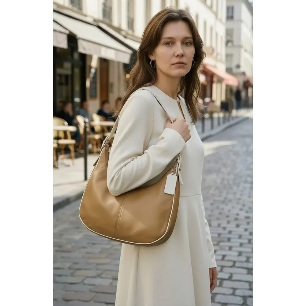 Vintage Coach 9342 Legacy West Zoe Leather Hobo Bag